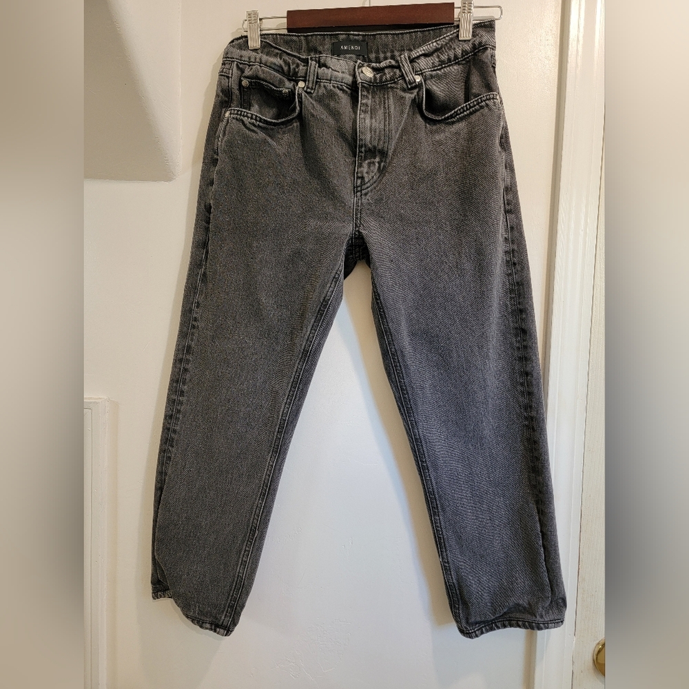 Amendi Karolina Jeans Organic and sustainable dark gray/black sz 29
